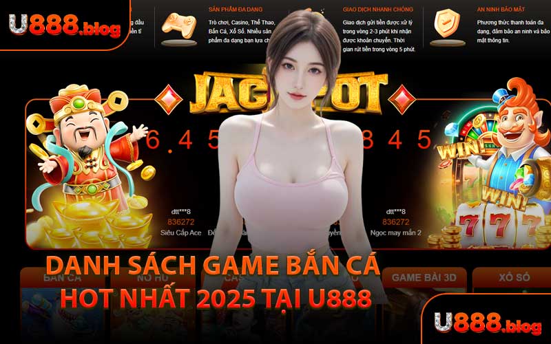 Danh Sách Game Bắn Cá Hot Nhất 2025 Tại U888